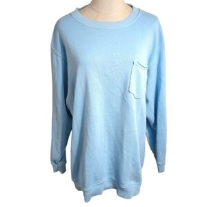 Aerie Light Blue Oversized Sweatshirt